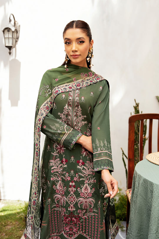 Ramsha - Mashaal Embroidered Lawn Collection 2024 Vol-12