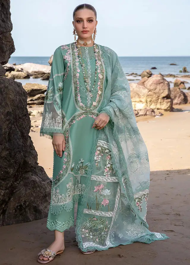 Crimson - Saira Shakira Eid Lawn Collection 2024 - Winds of Eden-Jade ...