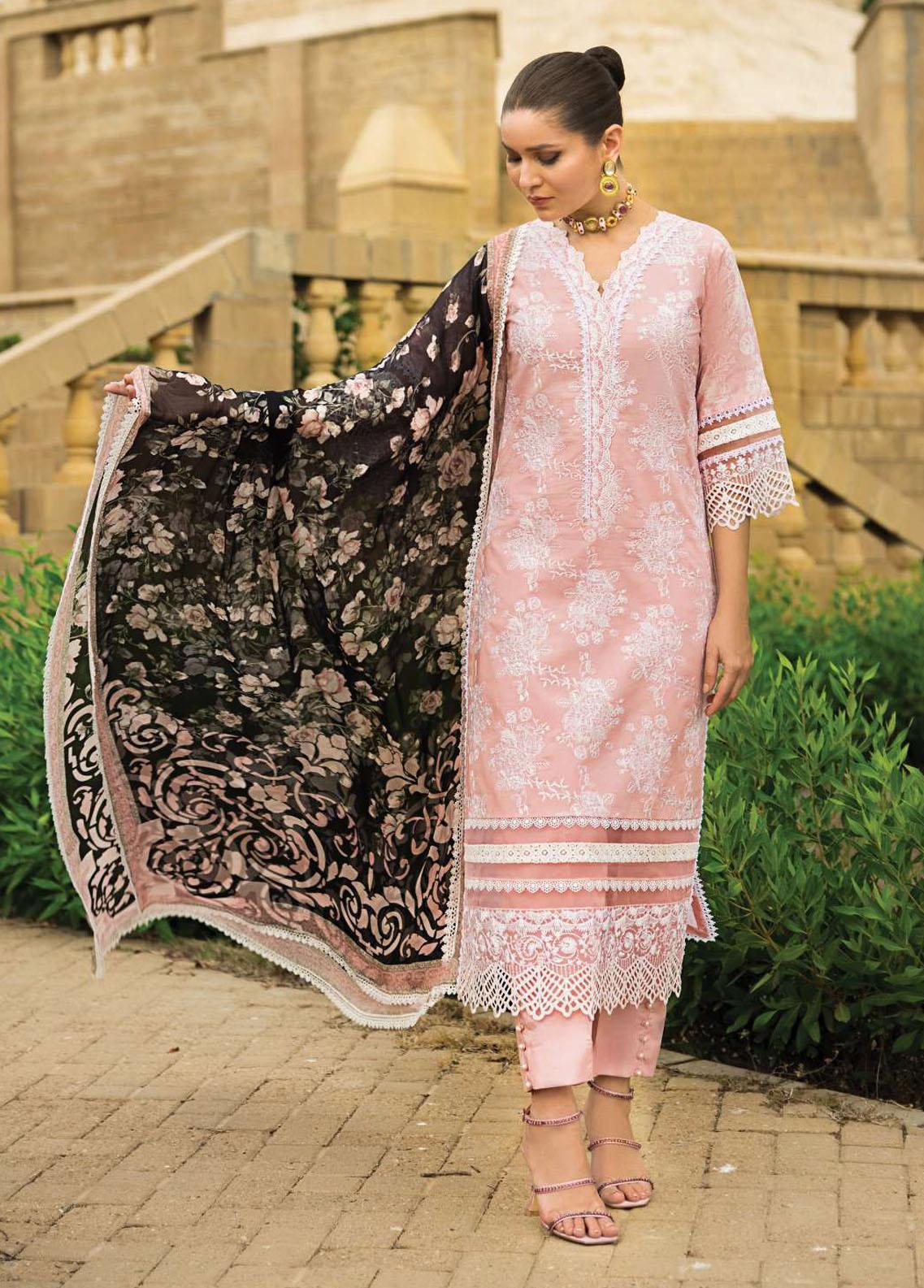 Zainab Chottani - Luxury Lawn Collection 2023 - 1A – Blossoms by Azz