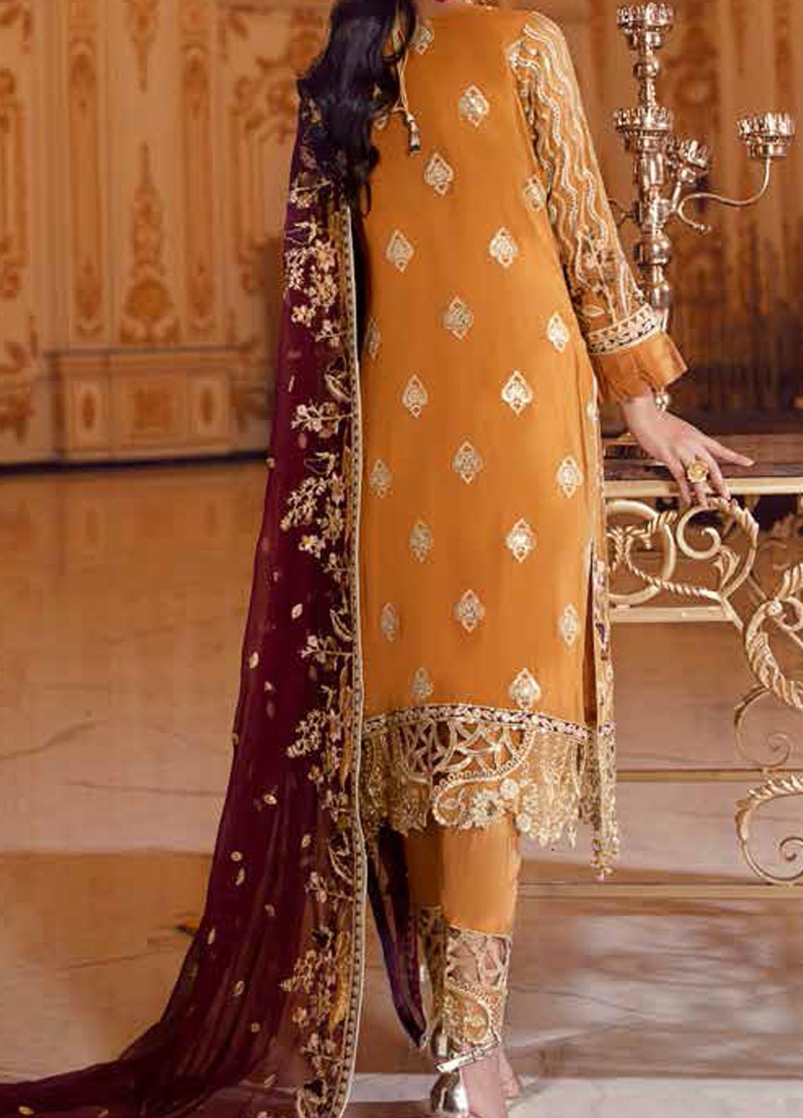 Emaan Adeel Belle Robe Luxury Chiffon Collection 2020 Vol 14 URBAN SUNSET